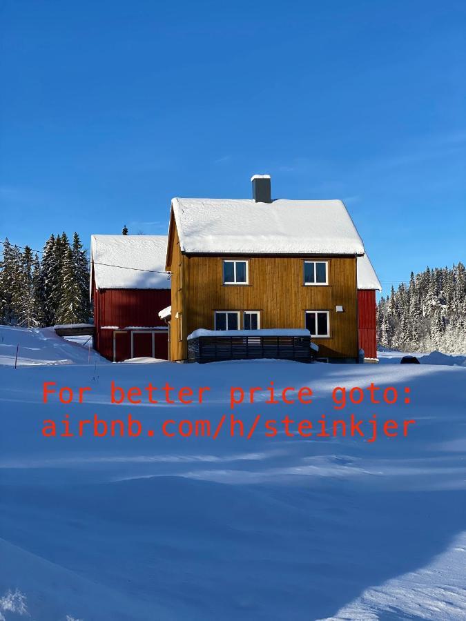 Fjellstad Gard - 2 Minutes From E6 And 5 Minutes Drive From Steinkjer City Villa ภายนอก รูปภาพ